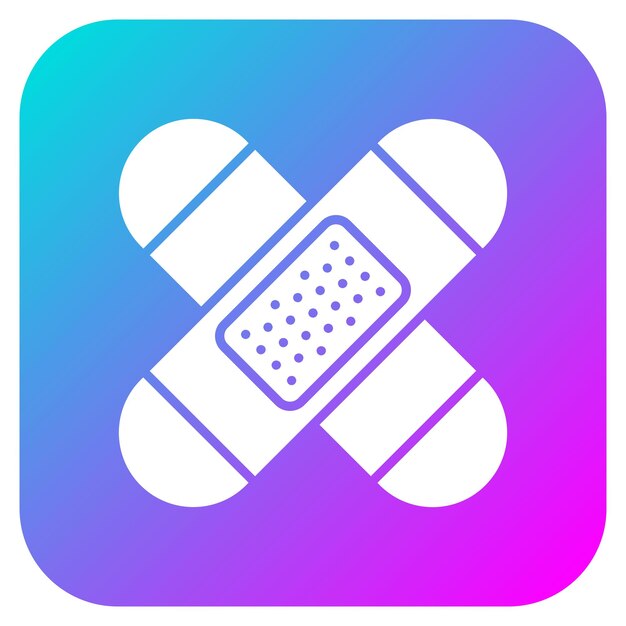 El icono del vector de parche se puede utilizar para el conjunto de iconos de costura