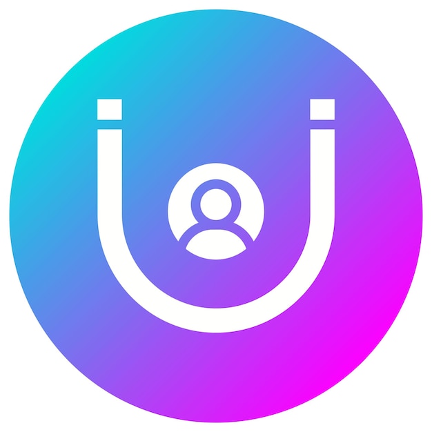 El icono del vector de participación del usuario se puede utilizar para el conjunto de iconos de marketing digital