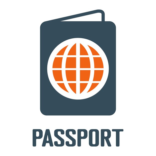 Icono del vector del pasaporte2