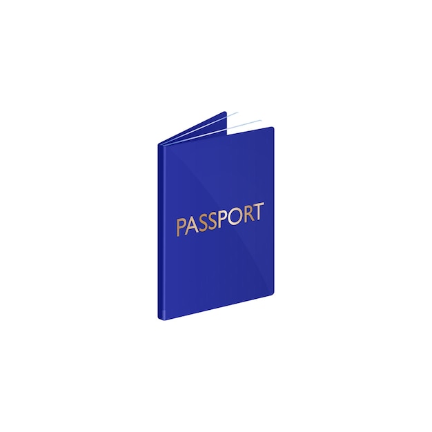 Icono de Vector de pasaporte