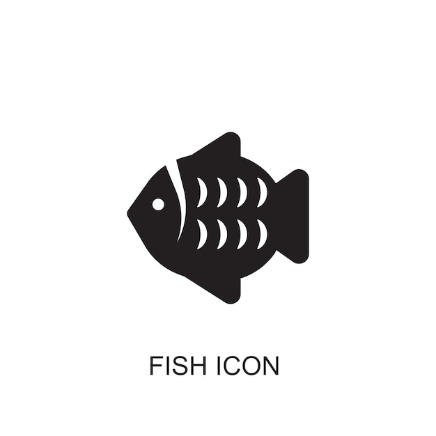 Icono del vector de los peces