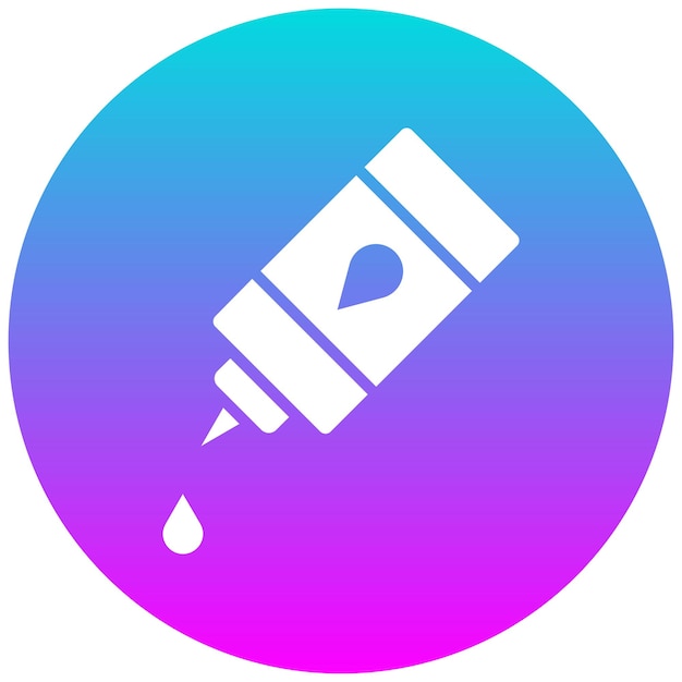 El icono del vector de pegamento se puede usar para el conjunto de iconos de Shoemaker