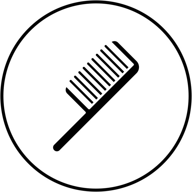 El icono del vector de peine se puede usar para el conjunto de iconos de bebé