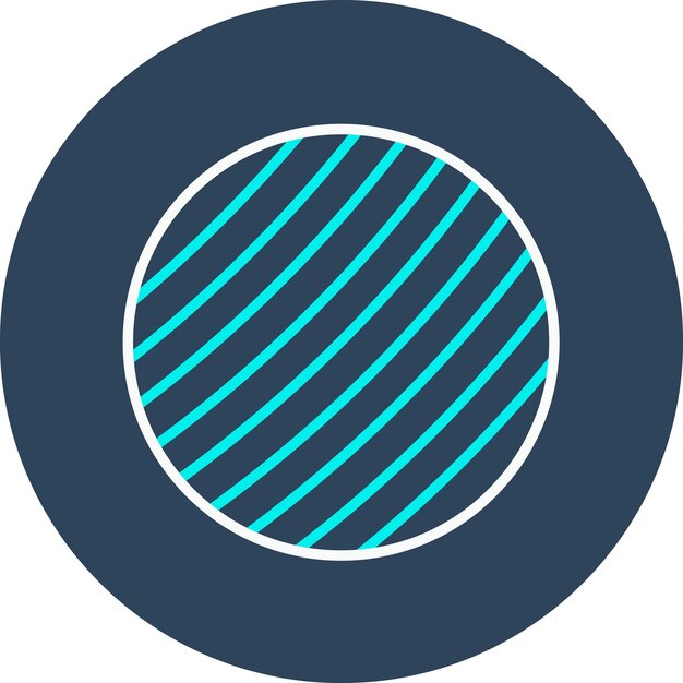 El icono del vector de la pelota de equilibrio se puede usar para el conjunto de iconos del gimnasio