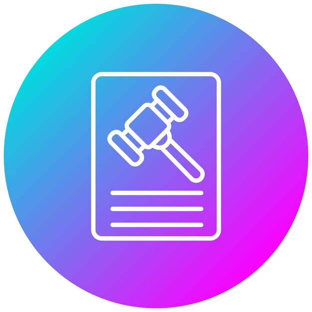 El icono del vector de penalización se puede utilizar para el conjunto de iconos de cumplimiento y regulación