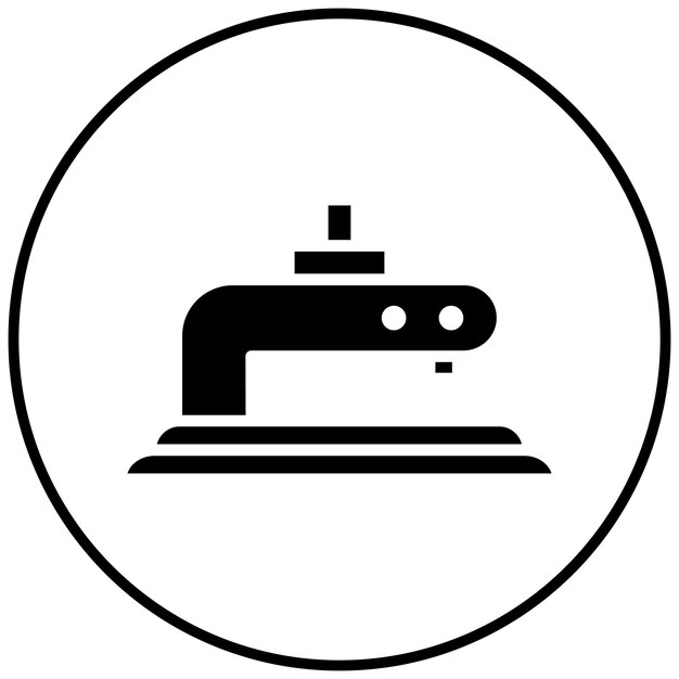 El icono del vector de perforación de agujero se puede usar para el conjunto de iconos de Shoemaker