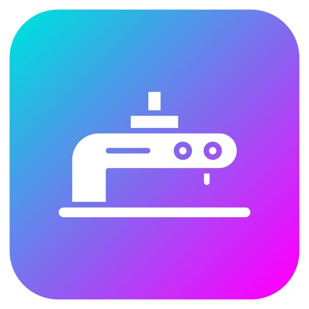 El icono del vector perforador de agujeros se puede utilizar para el conjunto de iconos de papelería de oficina