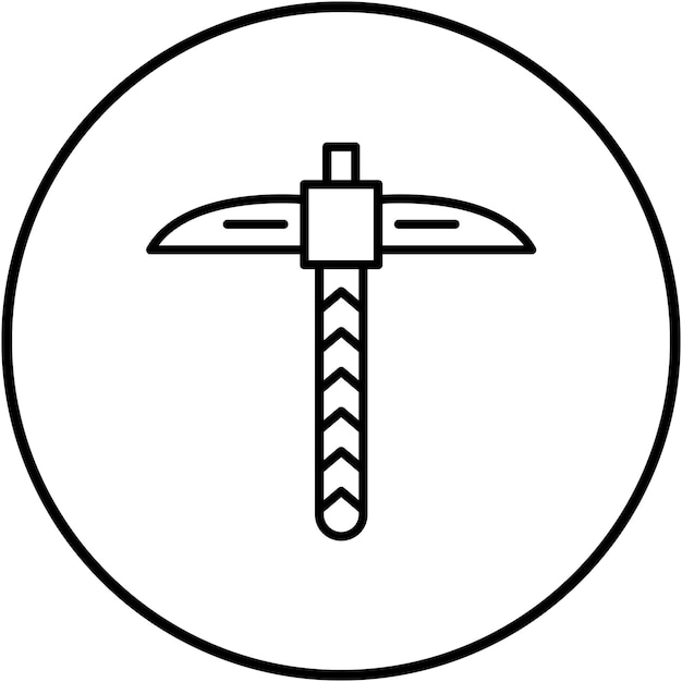 El icono del vector de la picada se puede usar para el conjunto de iconos de la historia