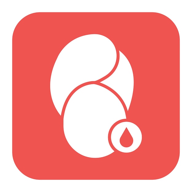 El icono del vector de la piel grasa se puede utilizar para el conjunto de iconos de cuidado de la piel