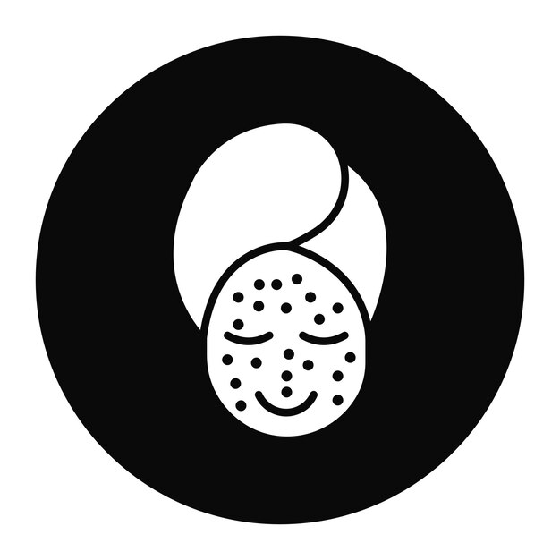 El icono del vector de la piel problemático se puede utilizar para el conjunto de iconos de cuidado de la piel