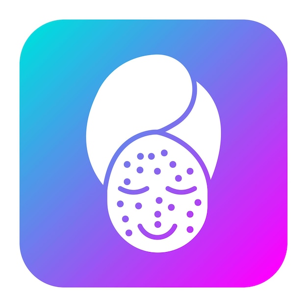 El icono del vector de la piel problemático se puede utilizar para el conjunto de iconos de cuidado de la piel