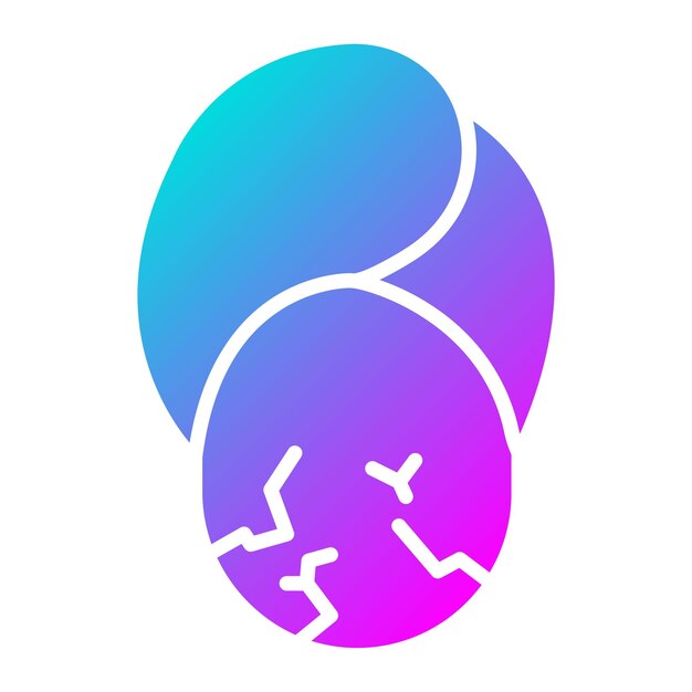 El icono del vector de la piel se puede usar para el conjunto de iconos de cuidado de la piel