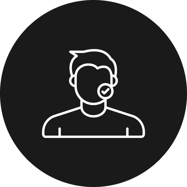 El icono del vector de la piel se puede utilizar para el conjunto de iconos médicos