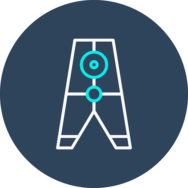 El icono del vector pin de ropa se puede usar para el conjunto de iconos de limpieza de la casa