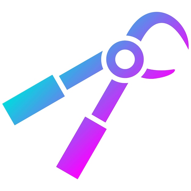 El icono del vector de la pinza se puede usar para el conjunto de iconos de Shoemaker