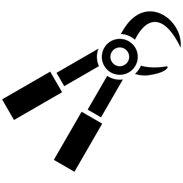 El icono del vector de la pinza se puede usar para el conjunto de iconos de Shoemaker
