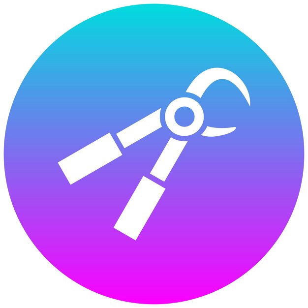 El icono del vector de la pinza se puede usar para el conjunto de iconos de Shoemaker
