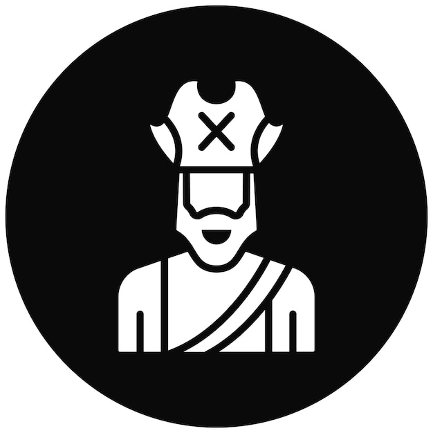 El icono del vector pirata se puede usar para el iconset del Océano