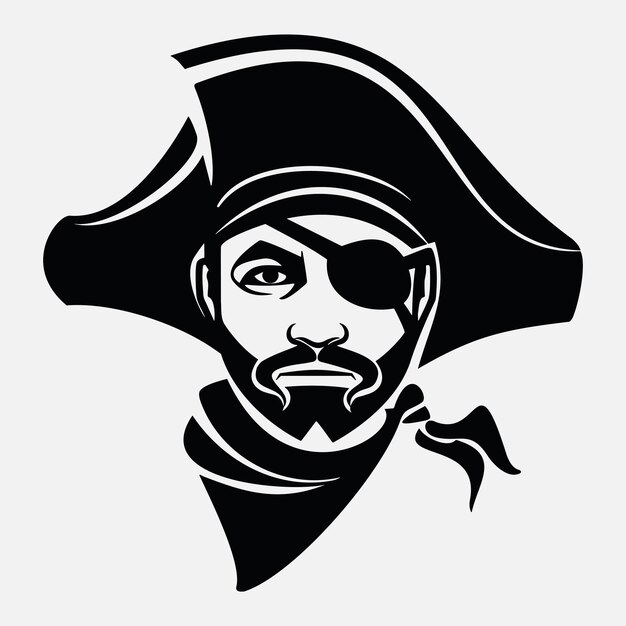 icono del vector pirata