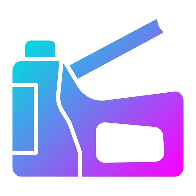 El icono del vector de la pistola de grapa se puede usar para el conjunto de iconos de mejoras para el hogar