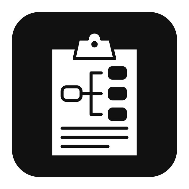 El icono del vector del plan se puede utilizar para el conjunto de iconos de planificación de vacaciones