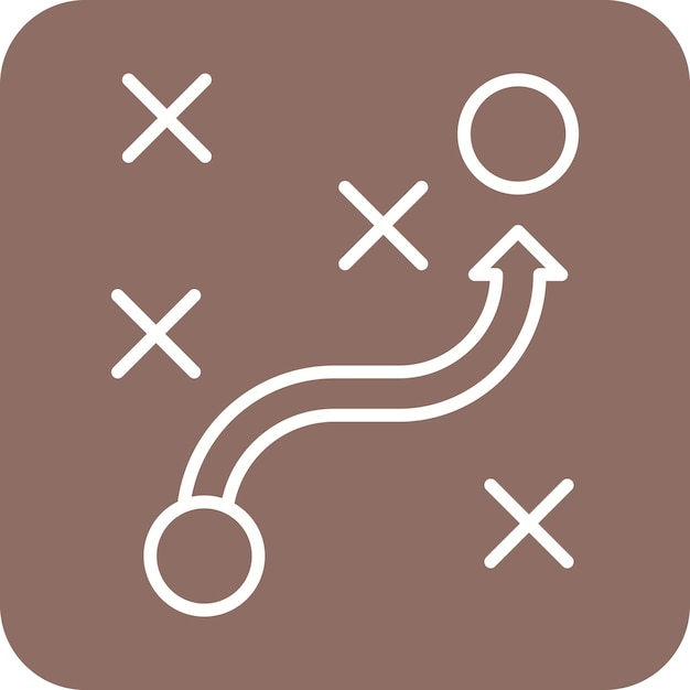 El icono del vector de planificación se puede utilizar para el conjunto de iconos de habilidades para la vida
