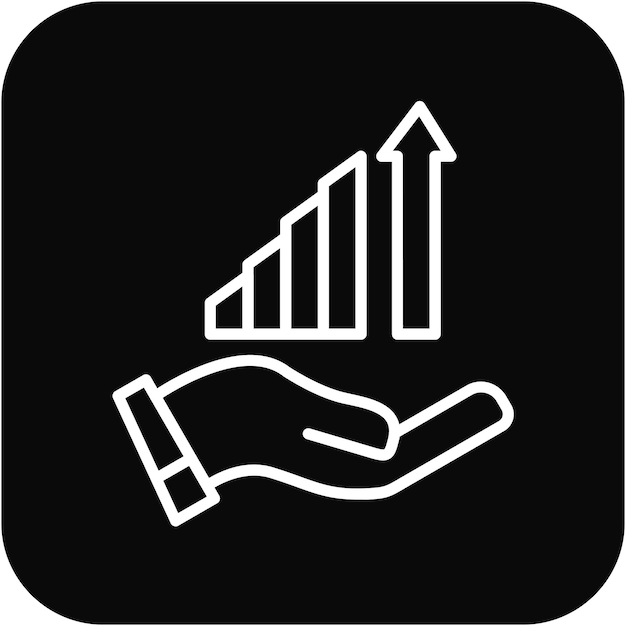 El icono del vector de planificación de sucesión se puede utilizar para el conjunto de iconos de rendimiento empresarial