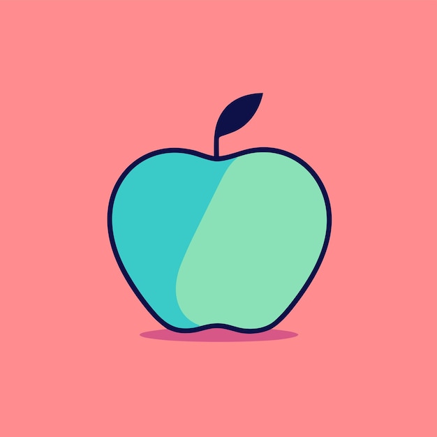 Icono de vector plano una vaca con cuernos de pie sobre un fondo blanco en un estilo de icono de vector