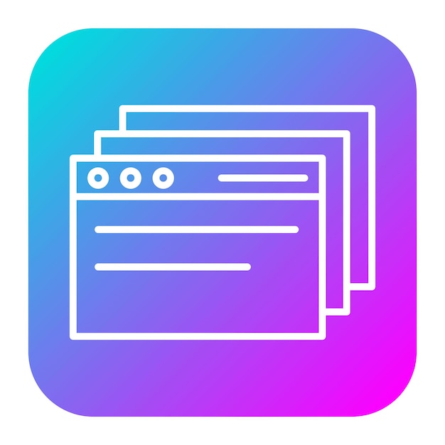 El icono del vector de la plantilla de la aplicación se puede usar para el conjunto de iconos sin código