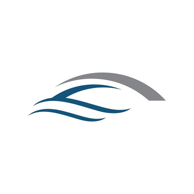 Icono de Vector de plantilla de diseño de logotipo de edificio de puente