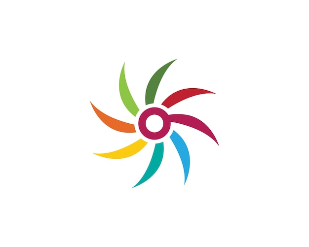 Icono de vector de plantilla de logotipo de cuidado comunitario