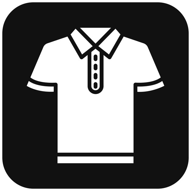 El icono del vector Polo se puede usar para el conjunto de iconos de lujo