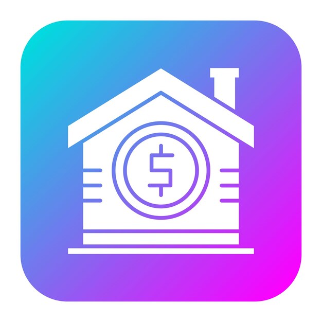 El icono del vector de precios de inicio se puede utilizar para el conjunto de iconos de banca y finanzas