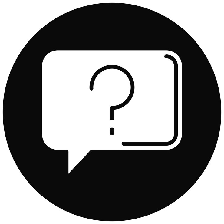 Vector el icono del vector de preguntas se puede utilizar para el conjunto de iconos de contacto con nosotros