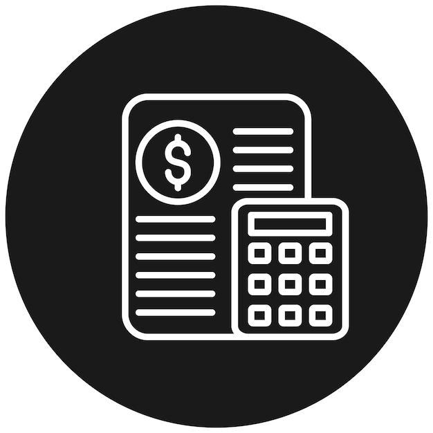 El icono del vector de presupuesto de marketing se puede utilizar para el conjunto de iconos de marketing
