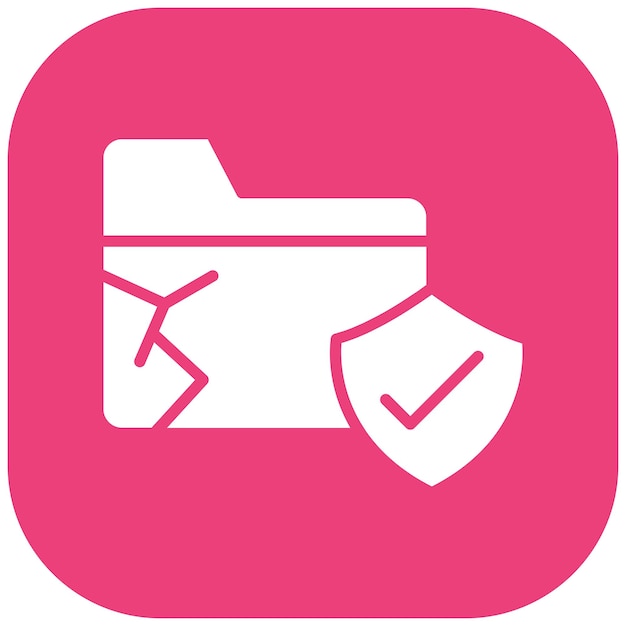 El icono del vector de prevención de pérdidas de datos se puede utilizar para el conjunto de iconos de gestión de riesgos