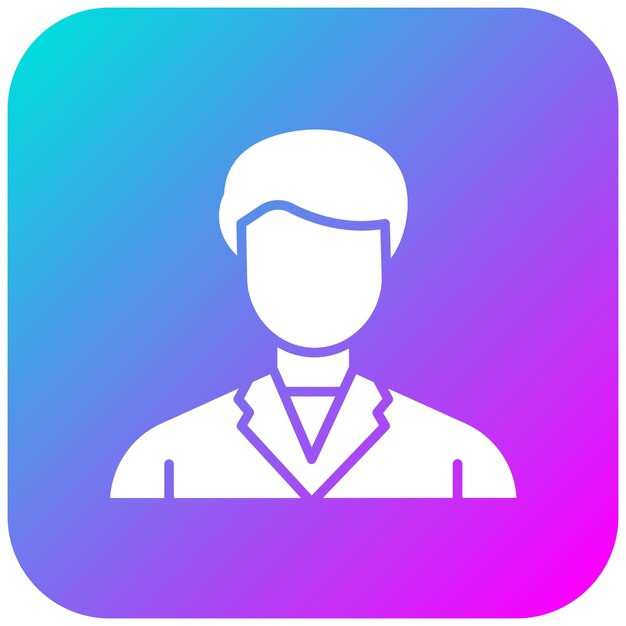 El icono del vector principal se puede utilizar para el conjunto de iconos de aprendizaje