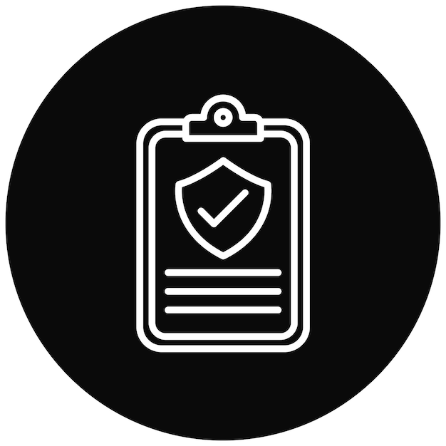 El icono del vector de privacidad se puede utilizar para el conjunto de iconos de cumplimiento y regulación