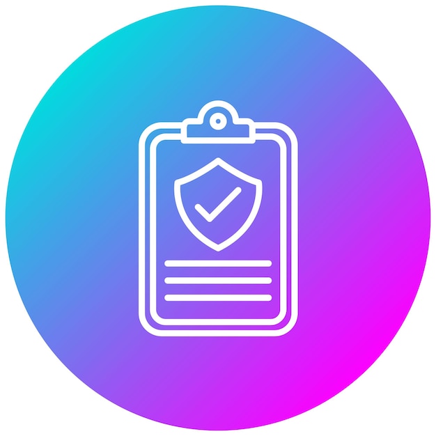 El icono del vector de privacidad se puede utilizar para el conjunto de iconos de cumplimiento y regulación