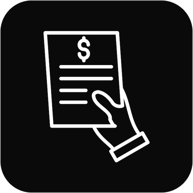 El icono del vector del procesador de préstamos se puede utilizar para el conjunto de iconos de préstamos