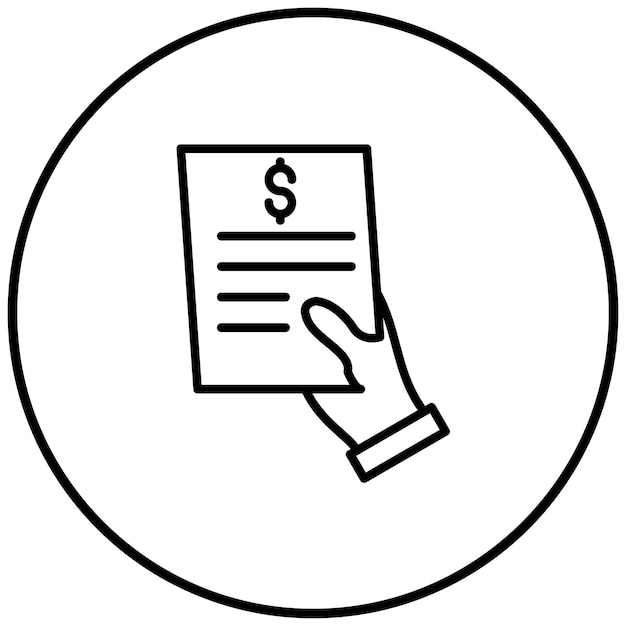 El icono del vector del procesador de préstamos se puede utilizar para el conjunto de iconos de préstamos