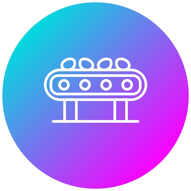 El icono del vector de producción en masa se puede utilizar para el conjunto de iconos de producción en massa