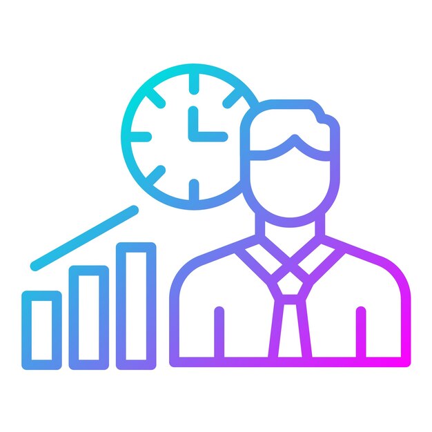 El icono del vector de profesionalidad se puede utilizar para el conjunto de iconos de liderazgo