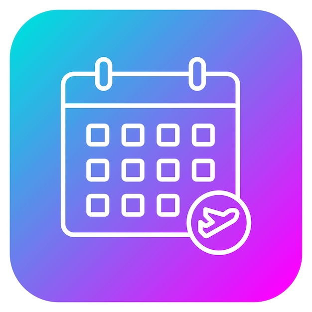 El icono del vector de programación se puede utilizar para el conjunto de iconos de inmigración