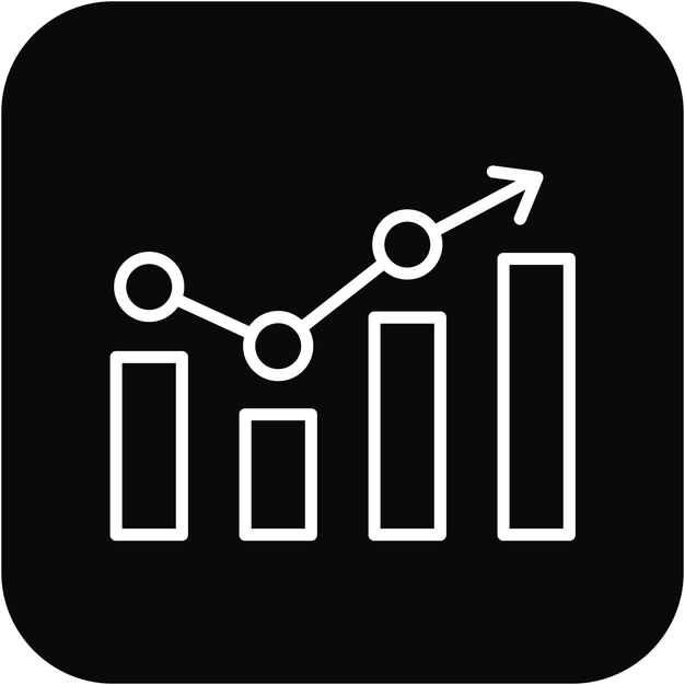 El icono del vector de progreso se puede utilizar para el conjunto de iconos del plan de acción