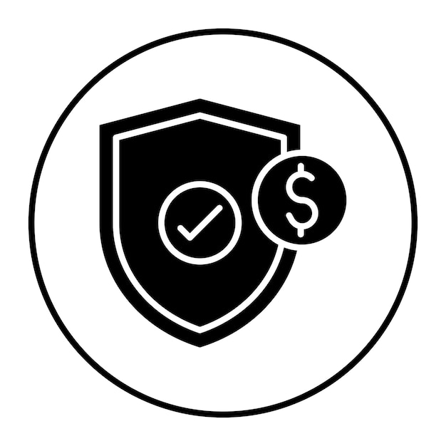 El icono del vector de protección empresarial se puede utilizar para el conjunto de iconos de negocios y finanzas