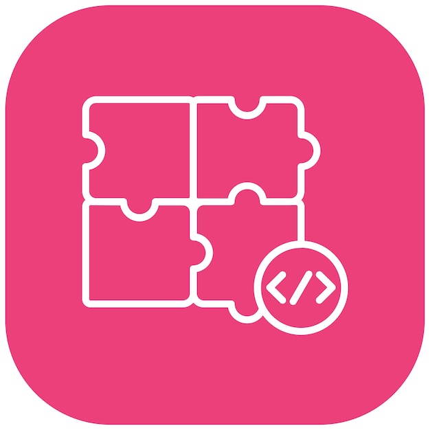 El icono del vector de prueba de integración se puede utilizar para el conjunto de iconos de garantía de calidad