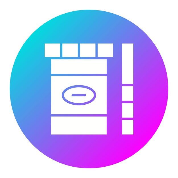 El icono del vector de la prueba de orina se puede utilizar para el conjunto de iconos de control de salud