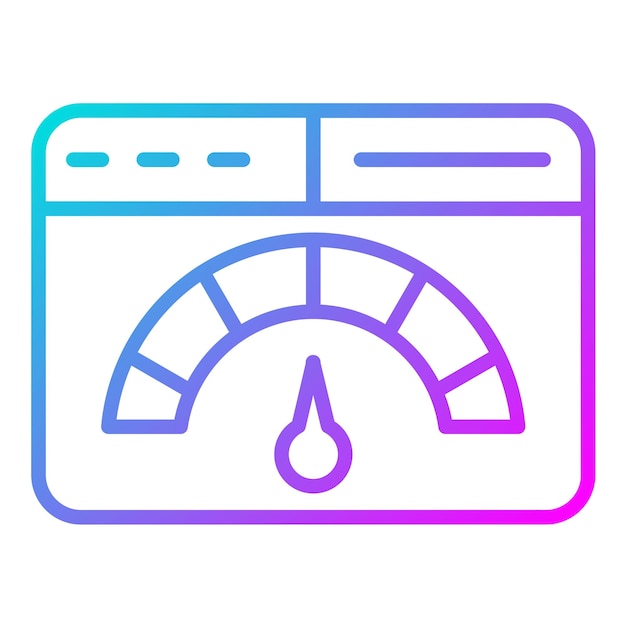 El icono del vector de prueba de rendimiento se puede utilizar para el conjunto de iconos de garantía de calidad