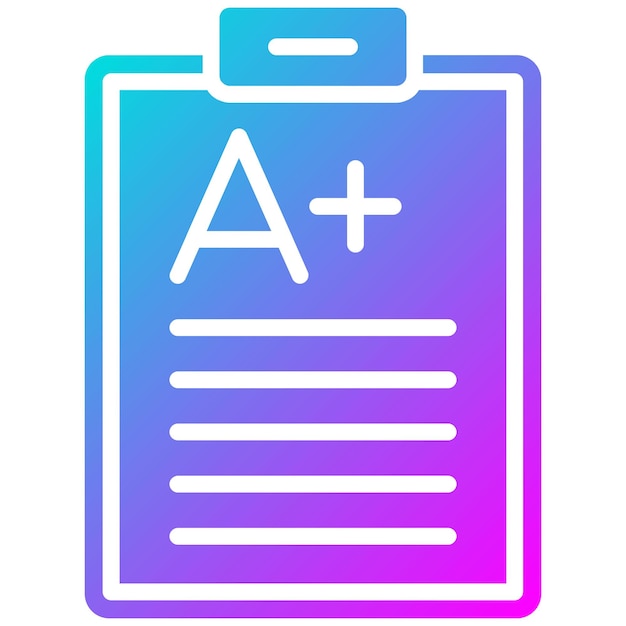 El icono del vector de prueba de resultados se puede utilizar para el conjunto de iconos de garantía de calidad